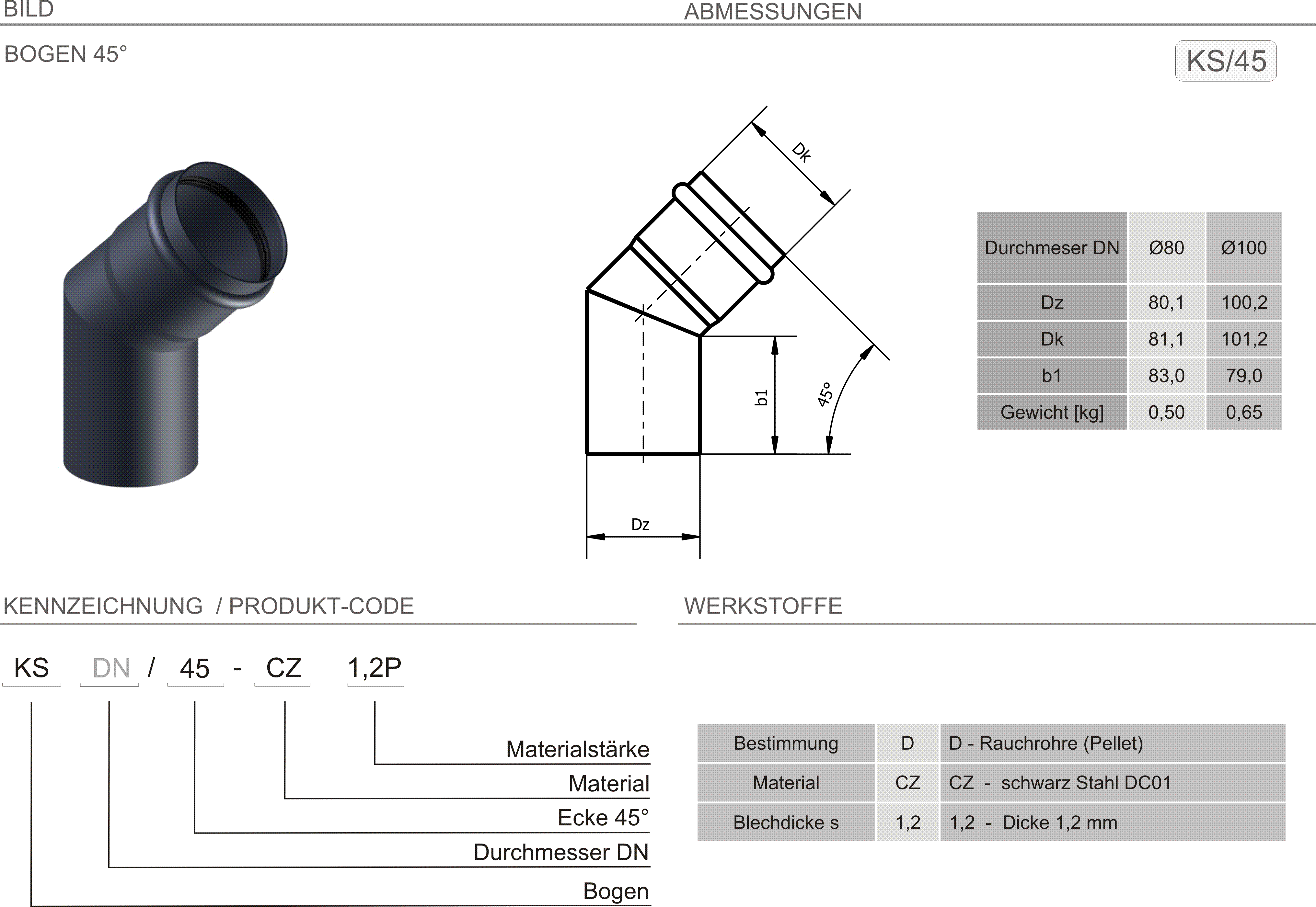 Produkt Beschreibung SPKP-KS45